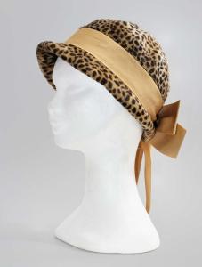 Sombrero print de leopardo